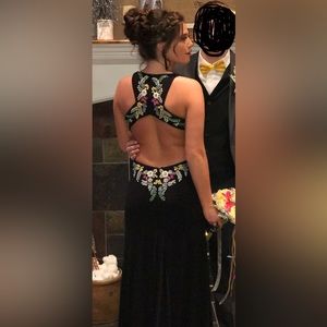 Morilee - backless beaded gown